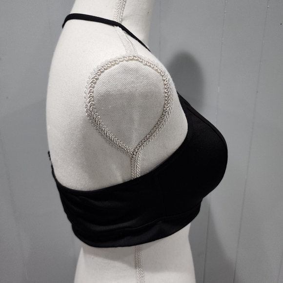 Athleta Pullover Black Sports Bra - Size Large - Picture 2 of 8